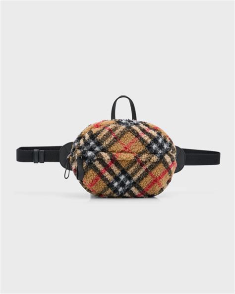 flannel bum bag